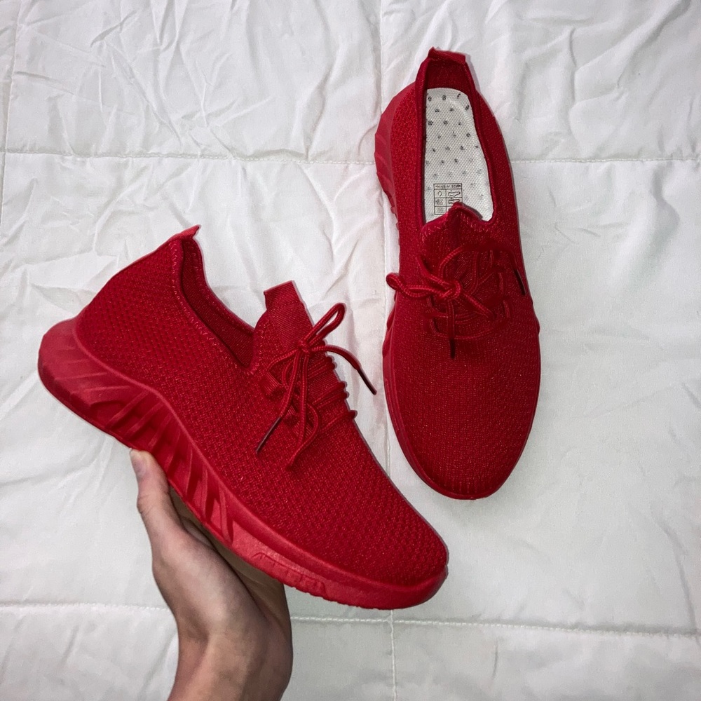 Womens Red Sneakers